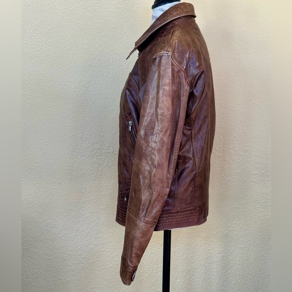 Old Gringo Brown Distressed Jacket Size Medium EUC! - Picture 6 of 16